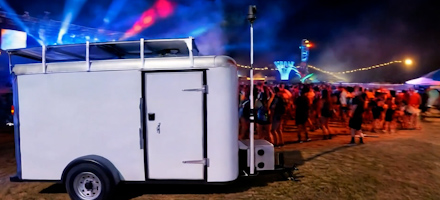 Reels on Wheels trailer exterior